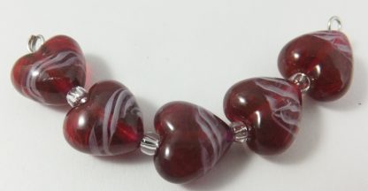 red ruby hearts