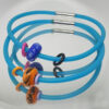 Jelly band - aqua/orange - Image 2